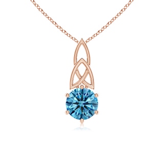 Round Fancy Intense, VS Lab Grown Blue Diamond