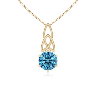 Round Fancy Intense, VS Lab Grown Blue Diamond