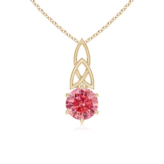 Round Fancy Intense, VS Lab Grown Pink Diamond