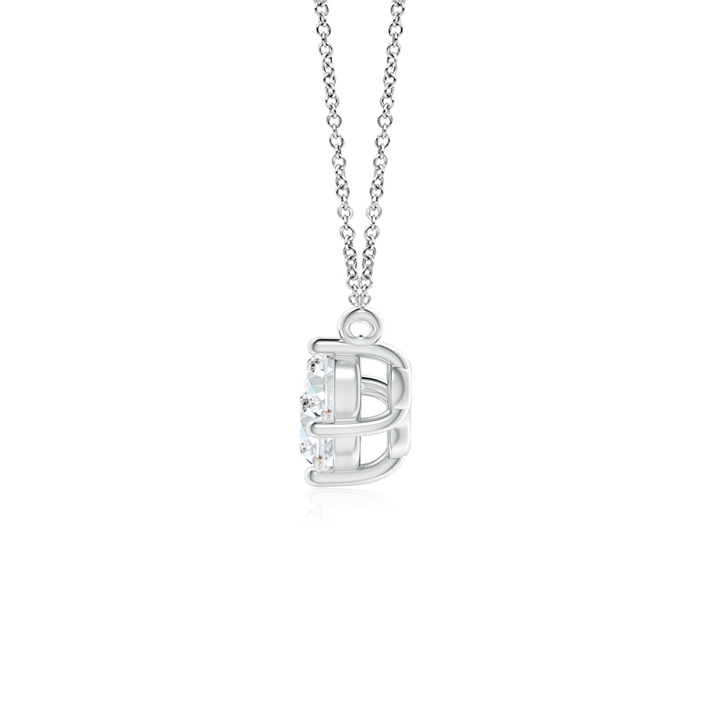 5mm FGVS Lab-Grown Classic Trio Diamond Necklace in P950 Platinum - side 199