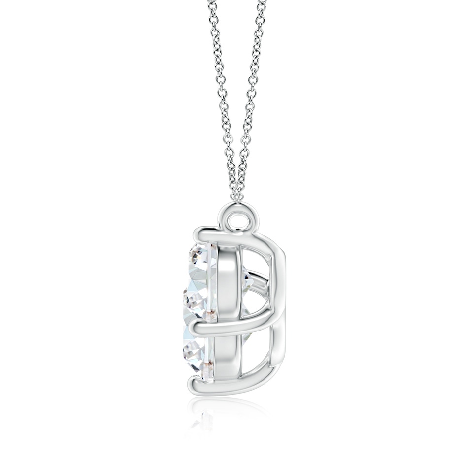 8.9mm FGVS Lab-Grown Classic Trio Diamond Necklace in White Gold side 199