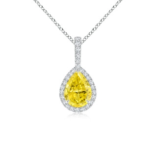 Pear Fancy Intense, VS Lab Grown Yellow Diamond