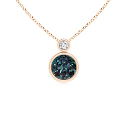 Rose Gold Rose Gold Lab Grown Alexandrite Necklaces & Pendants