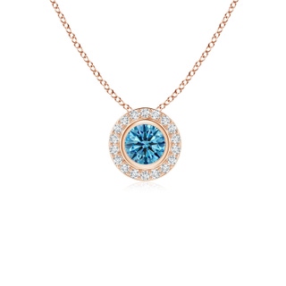Round Fancy Intense, VS Lab Grown Blue Diamond