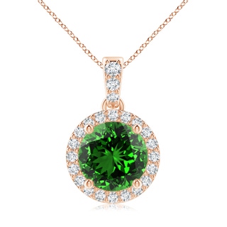Round Lab-Grown Lab Grown Emerald