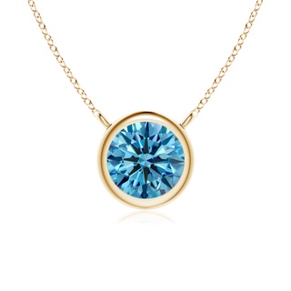 Round Fancy Intense, VS Lab Grown Blue Diamond