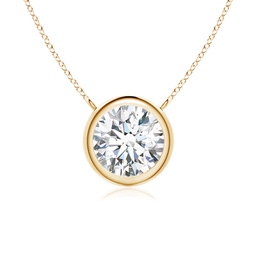 Lab Grown Diamond Solitaire Necklaces and Pendants