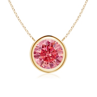Round Fancy Intense, VS Lab Grown Pink Diamond