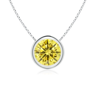 Round Fancy Intense, VS Lab Grown Yellow Diamond