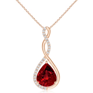 Pear Lab-Grown Lab Grown Ruby