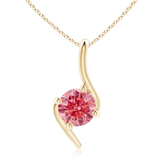 Round Fancy Intense, VS Lab Grown Pink Diamond