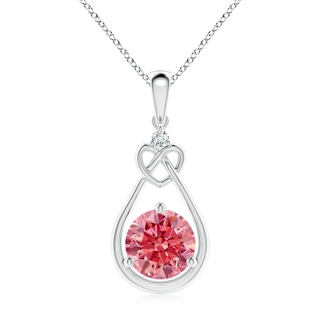 Round Fancy Intense, VS Lab Grown Pink Diamond