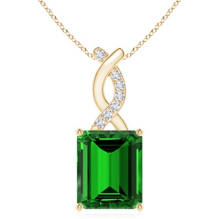 Emerald Cut Lab-Grown Lab Grown Emerald