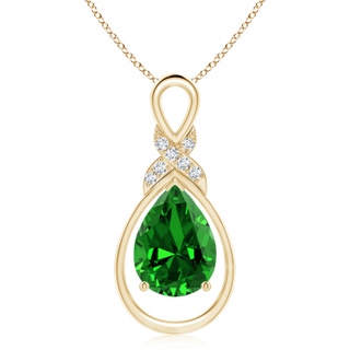 Pear Lab-Grown Lab Grown Emerald