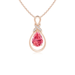Pear Fancy Intense, VS Lab Grown Pink Diamond