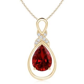 Pear Lab-Grown Lab Grown Ruby