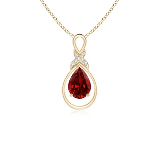 Pear Lab-Grown Lab Grown Ruby