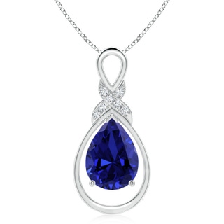 Pear Lab-Grown Lab Grown Blue Sapphire