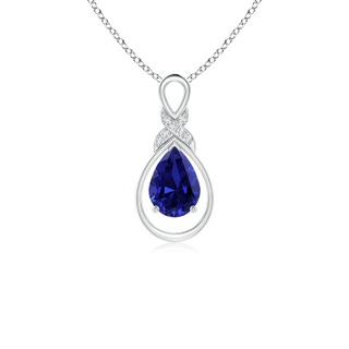 Pear Lab-Grown Lab Grown Blue Sapphire