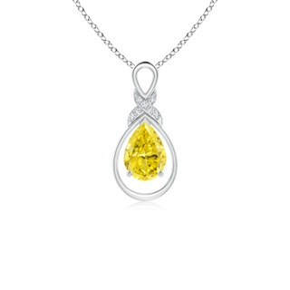 Pear Fancy Intense, VS Lab Grown Yellow Diamond