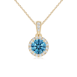 Round Fancy Intense, VS Lab Grown Blue Diamond