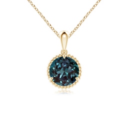 Yellow Gold Yellow Gold Lab Grown Alexandrite Necklaces & Pendants