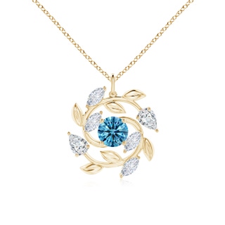 Round Fancy Intense, VS Lab Grown Blue Diamond