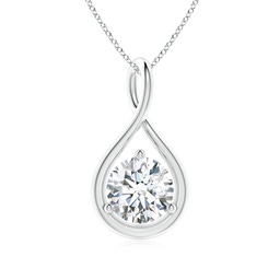 Infinity Platinum Lab Grown Diamond Necklaces & Pendants