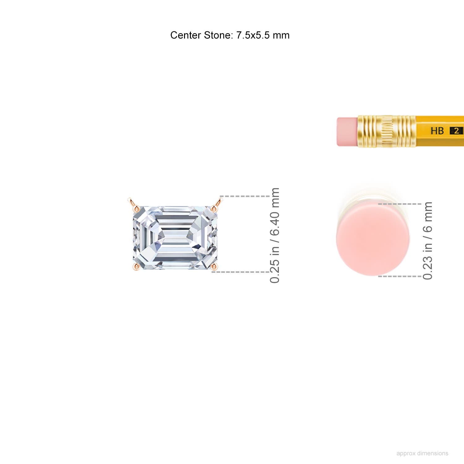 F-G, VS / 1.5 CT / 14 KT Rose Gold