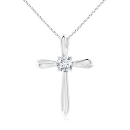 Cross Platinum Lab Grown Diamond Necklaces and Pendants