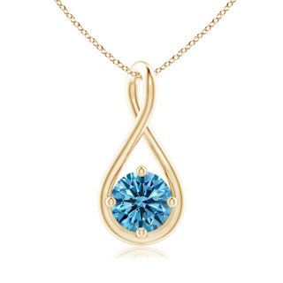 Round Fancy Intense, VS Lab Grown Blue Diamond