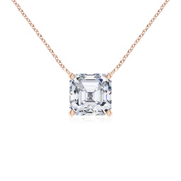 Asscher Lab Grown Diamond Classic Necklaces & Pendants