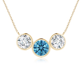 Round Fancy Intense, VS Lab Grown Blue Diamond