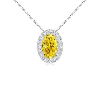 Oval Fancy Intense, VS Lab Grown Yellow Diamond