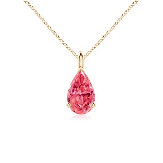 Pear Fancy Intense, VS Lab Grown Pink Diamond