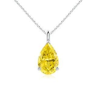 Pear Fancy Intense, VS Lab Grown Yellow Diamond