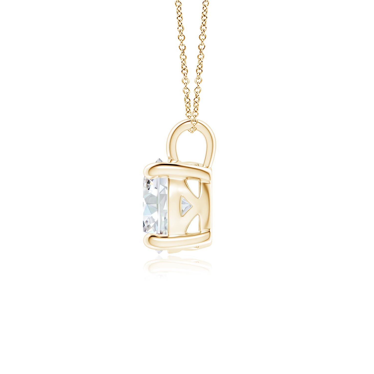 F-G, VS / 2 CT / 14 KT Yellow Gold