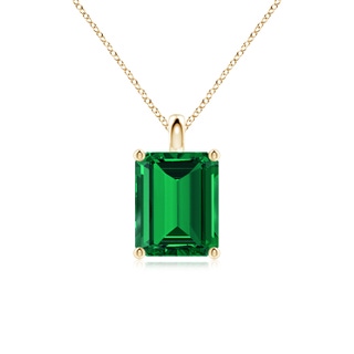 Emerald Cut Lab-Grown Lab Grown Emerald