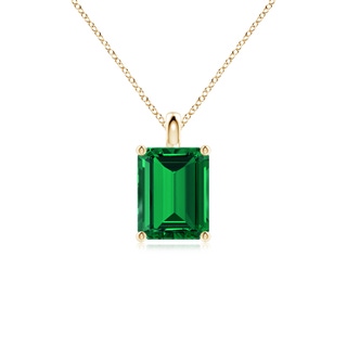 Emerald Cut Lab-Grown Lab Grown Emerald