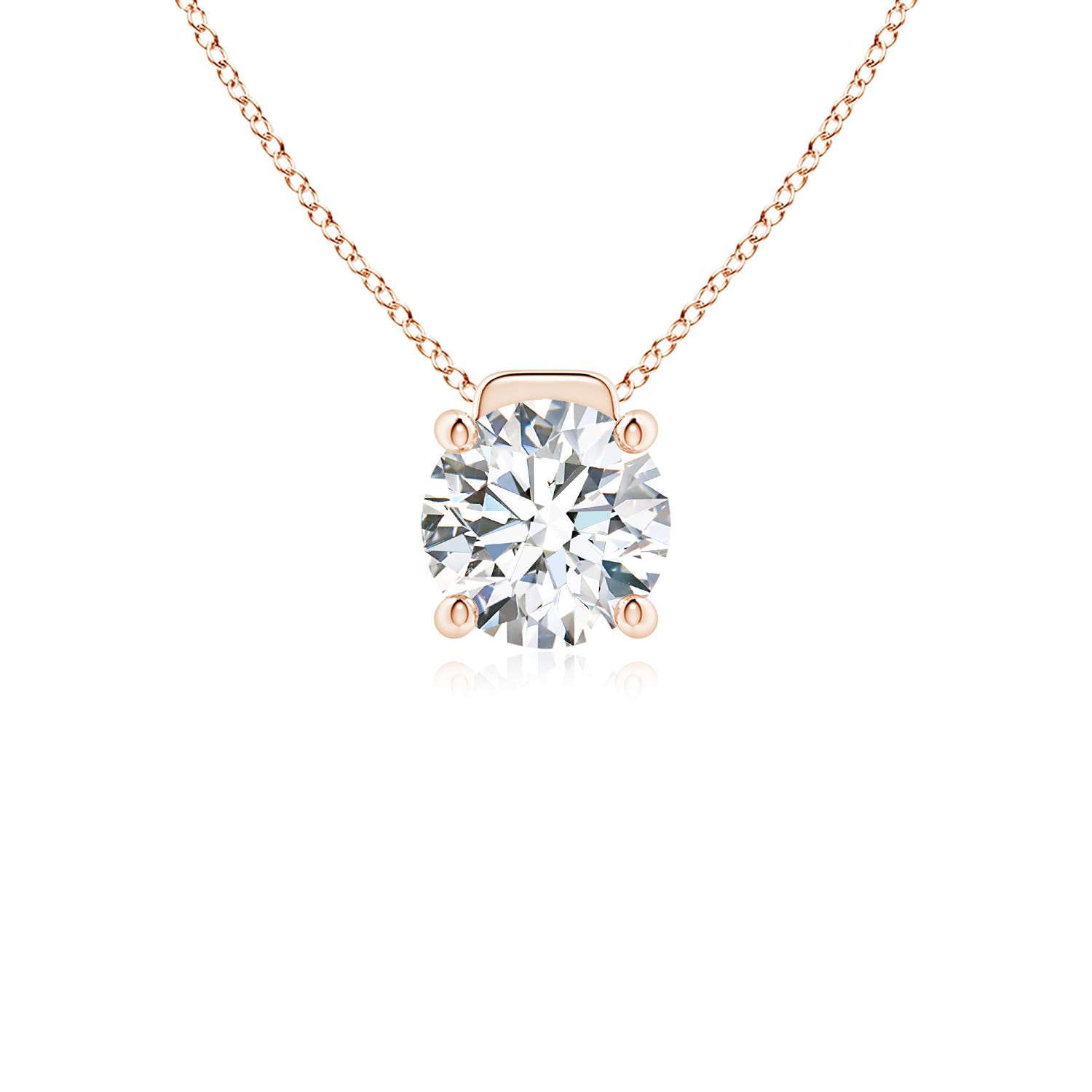 F-G, VS / 1.5 CT / 14 KT Rose Gold