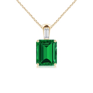 Emerald Cut Lab-Grown Lab Grown Emerald