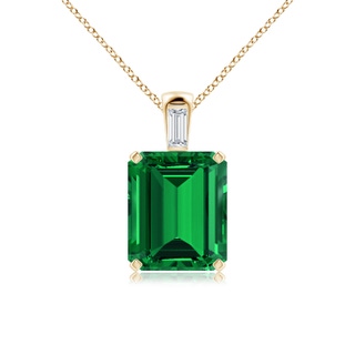 Emerald Cut Lab-Grown Lab Grown Emerald