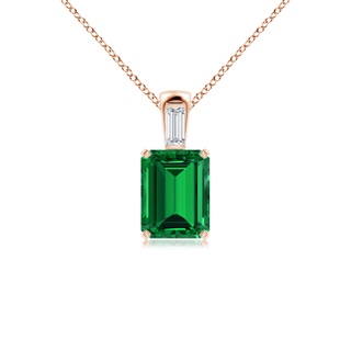 Emerald Cut Lab-Grown Lab Grown Emerald