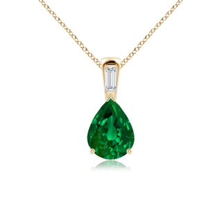 Pear Lab-Grown Lab Grown Emerald