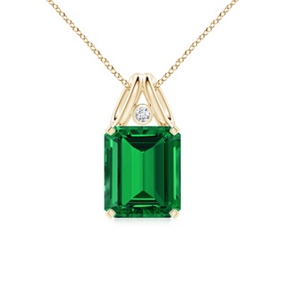 Emerald Cut Lab-Grown Lab Grown Emerald