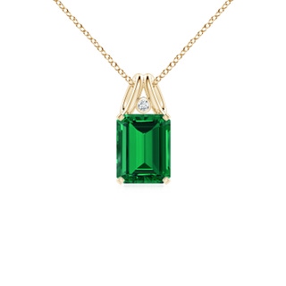 Emerald Cut Lab-Grown Lab Grown Emerald