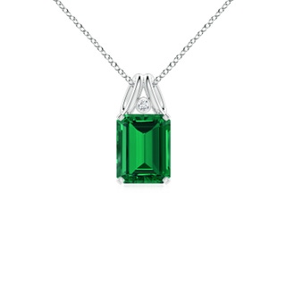 Emerald Cut Lab-Grown Lab Grown Emerald