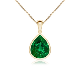 Pear Lab-Grown Lab Grown Emerald