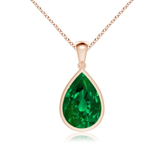 Pear Lab-Grown Lab Grown Emerald