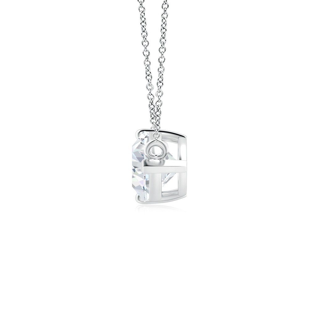 11x7mm FGVS East-West Pear-Shaped Lab-Grown Diamond Solitaire Pendant in P950 Platinum - side 199